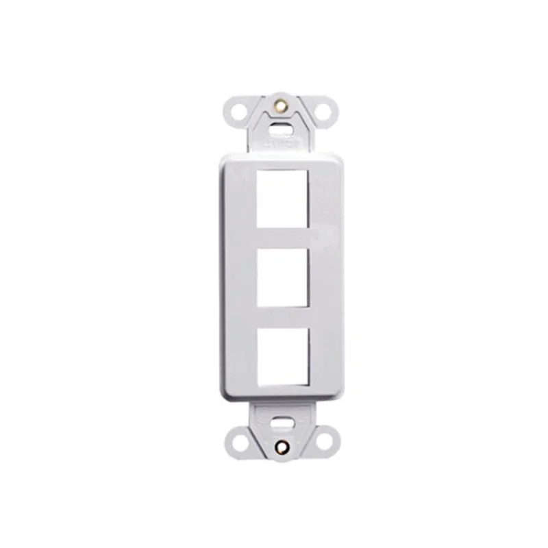 Leviton 3 Port Quickport Decora Insert Gray 41643-GY