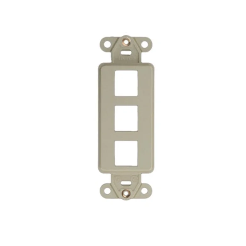 Leviton 3 Port Quickport Decora Insert Light Almond 41643-T