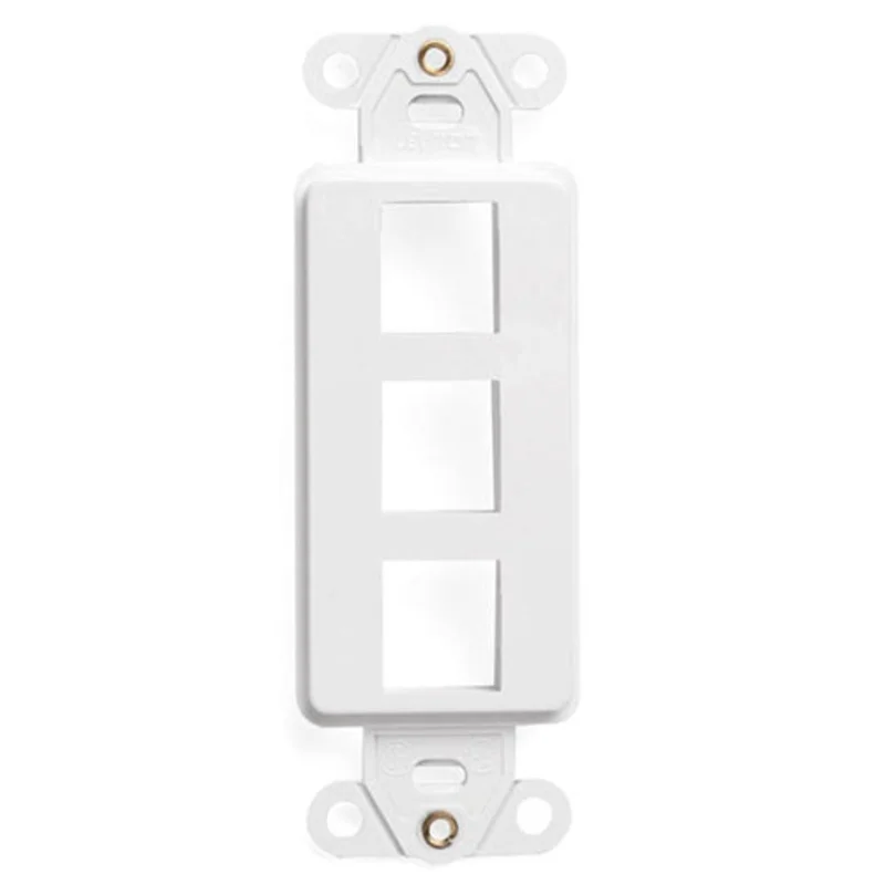 Leviton 3 Port Quickport Decora Insert White 41643-W