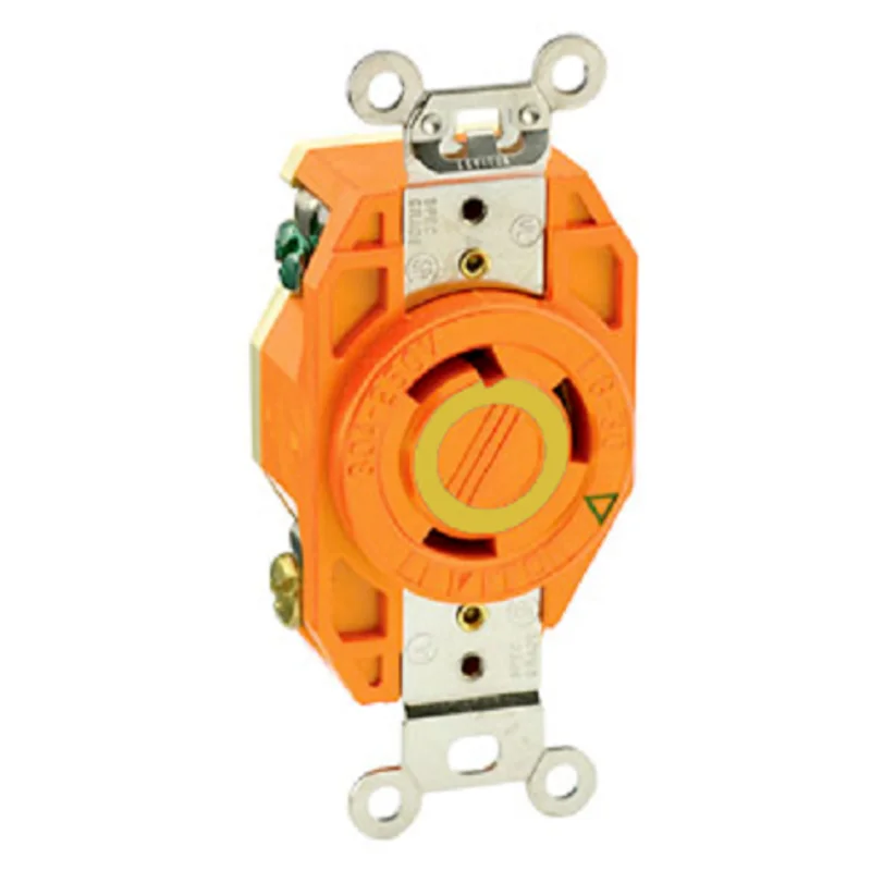 Leviton 30 Amp Flush Mount Locking Receptacle 2610-IG