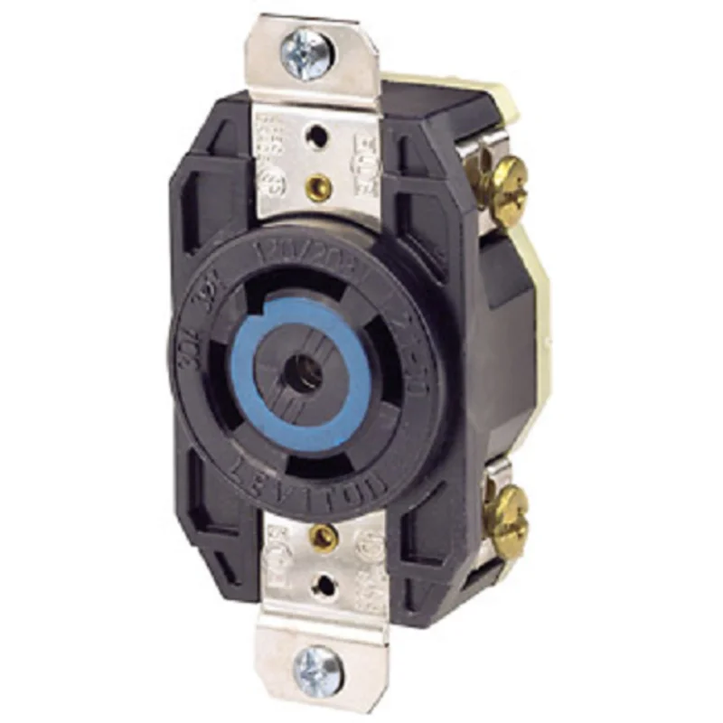 Leviton 30 Amp NEMA L21-30R Flush Mount Locking Receptacle 2810