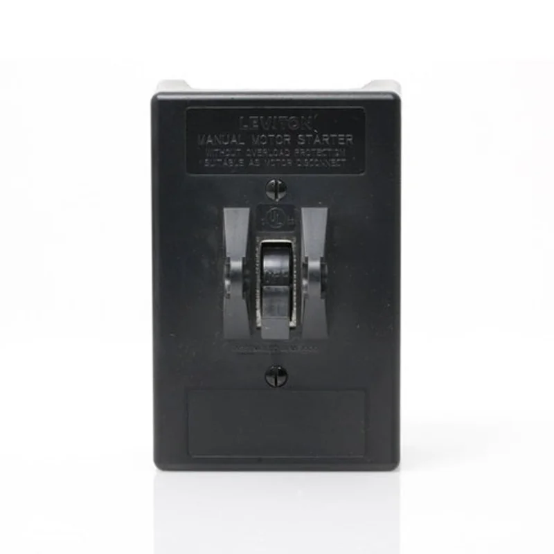 Leviton 30A Manual Motor Controller Enclosure Black N13NC-TDS