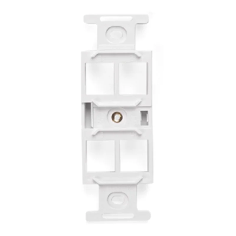 Leviton 4-Port QUICKPORT Duplex Type 106 Insert White 41087-QWP