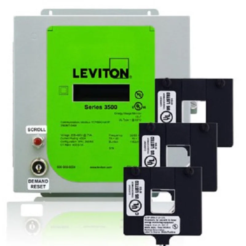Leviton 400A 208-480V Submeter Current Transformer Meter Kit 3KUMT-4M