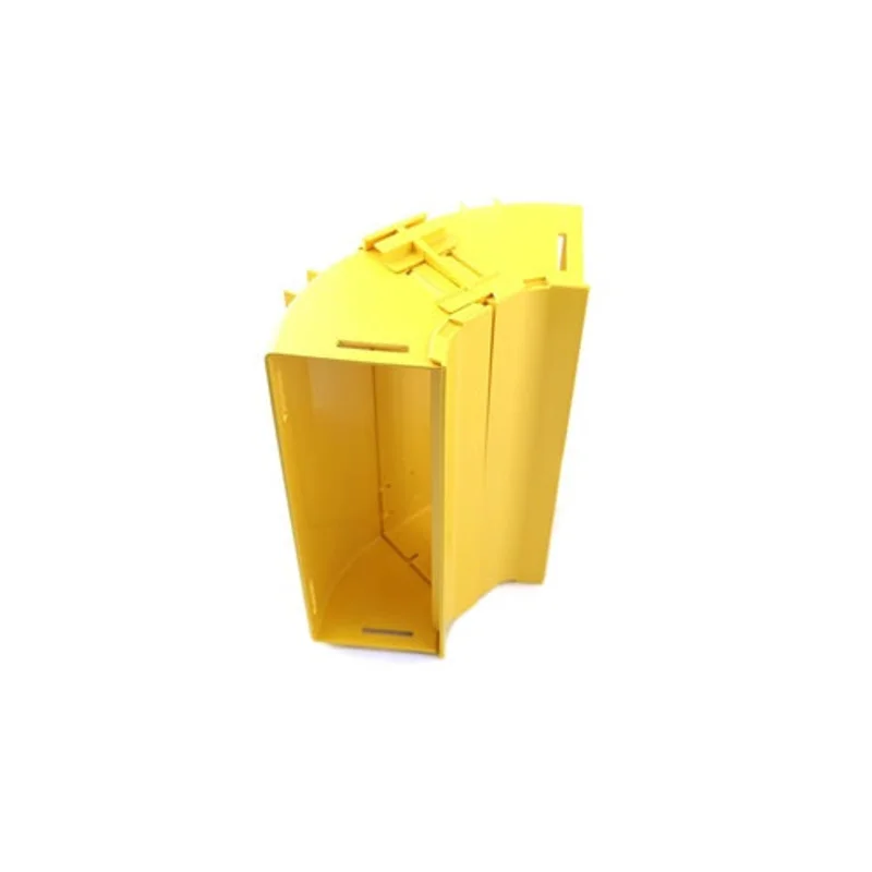 Leviton 4x12 Vertical Elbow 90 Deg Up With Cover Yellow SWVEL-9UC
