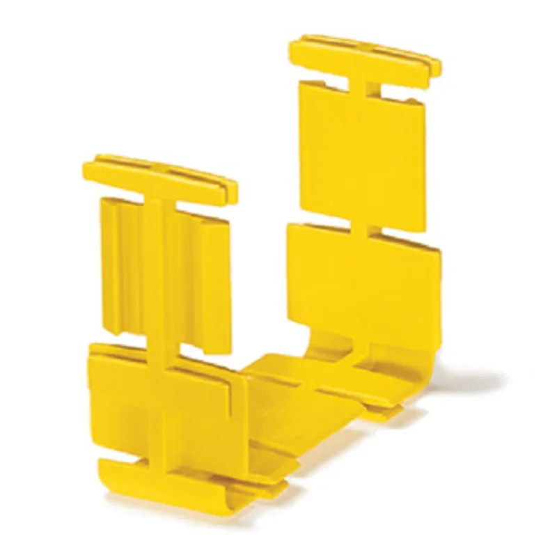 Leviton 4X4 Fiber Raceway Joiner Yellow S4JNR-SLT