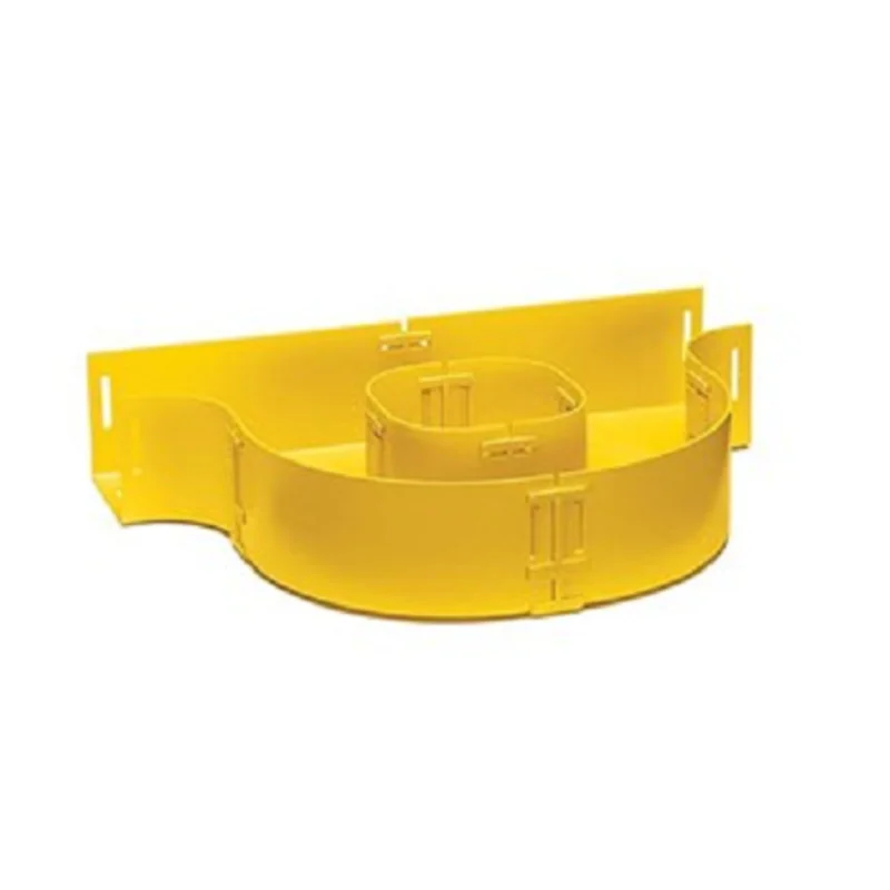 Leviton 4x4 Fiber Storage Loop Offset Yellow S4FSL-OFF