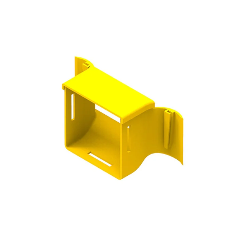 Leviton 4x4 Outlet Trumpet Yellow S4TRM-TRM