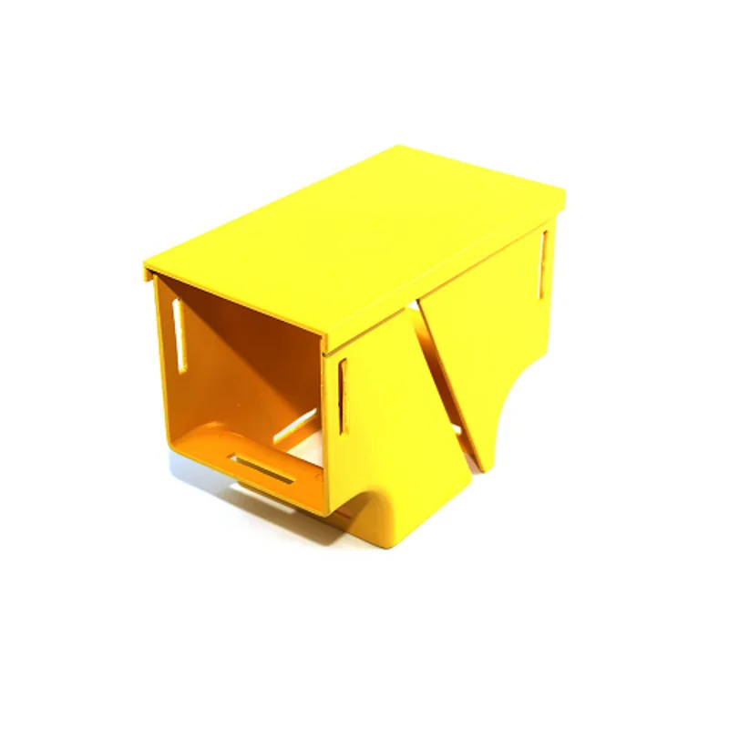 Leviton 4x4 Vertical Tee Retrofit Without Cover Yellow S4VTE-TER