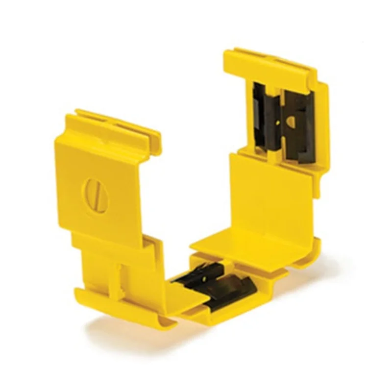 Leviton 4x8 Slotless Joiner Yellow S8JNR-SLS