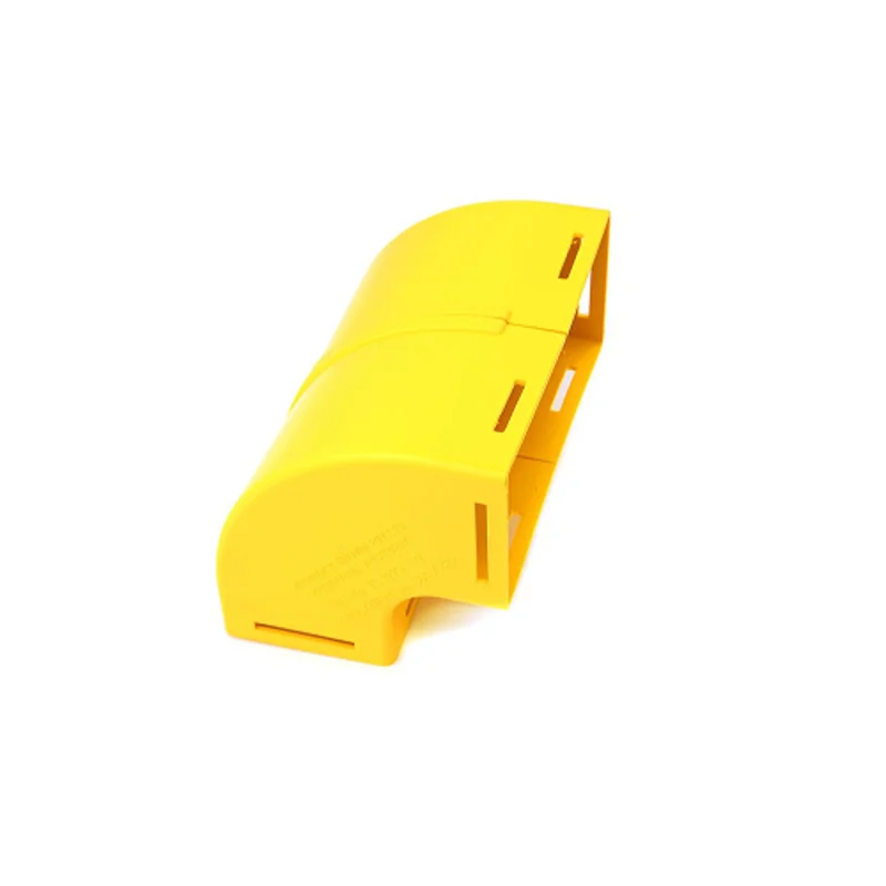 Leviton 4x8 Vertical Elbow 90 Deg Enclosed Yellow S8VEL-9UD