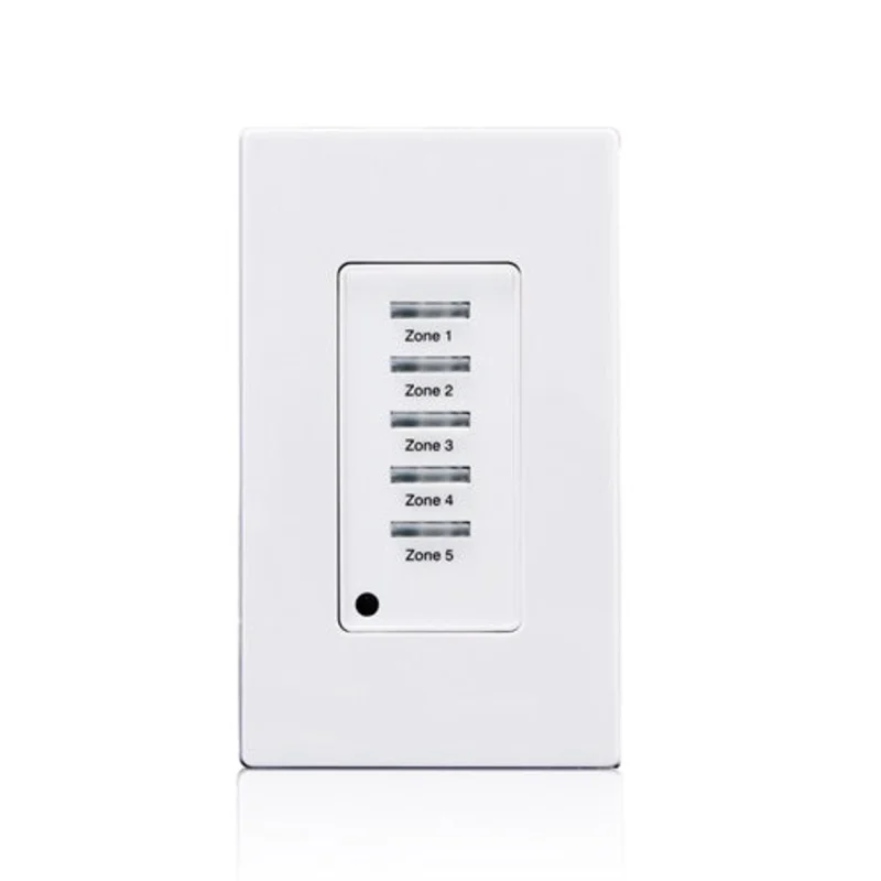 Leviton 5 Button Low Voltage Light Switch Push Button White LVS-5W