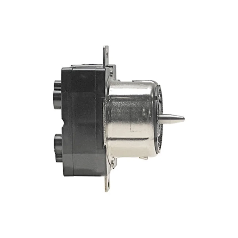 Leviton 50A 480V Locking Flush Mount Receptacle Black CS8169