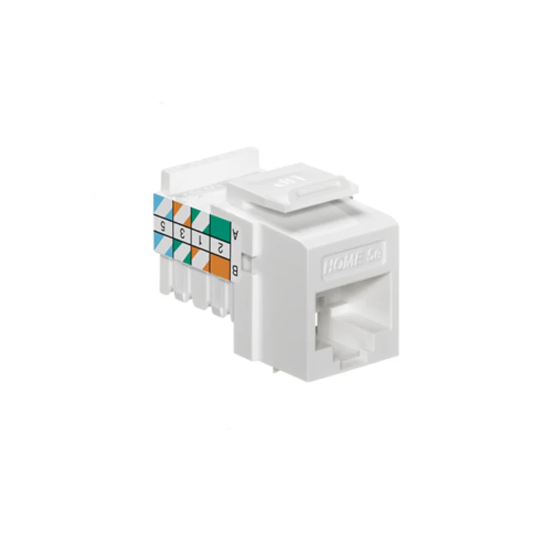 Leviton 5E Snap-In Jack White 5EHOM-RW5