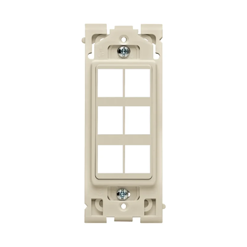 Leviton 6-Port Insert Navajo Sand RE640-NS6