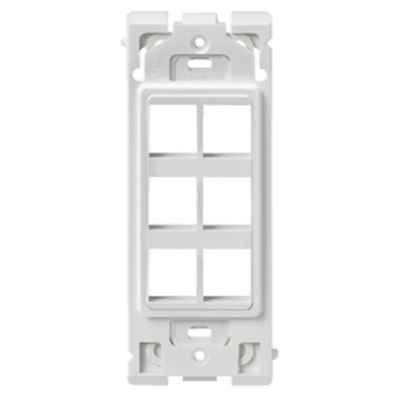 Leviton 6-Port Insert White RE640-WW6