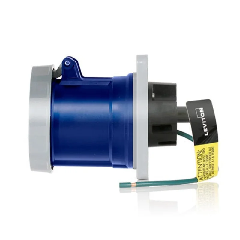 Leviton 60 Amp 250 Volt IEC Pin & Sleeve Receptacle 460R9WLEV