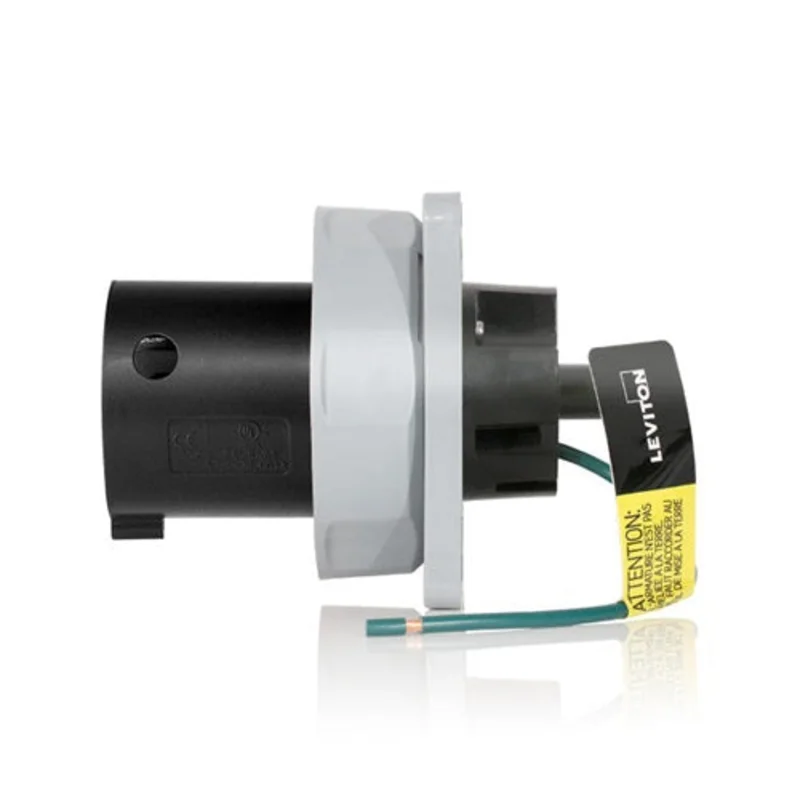 Leviton 60 Amp 600 Volt IEC Pin & Sleeve Inlet 460B5WLEV
