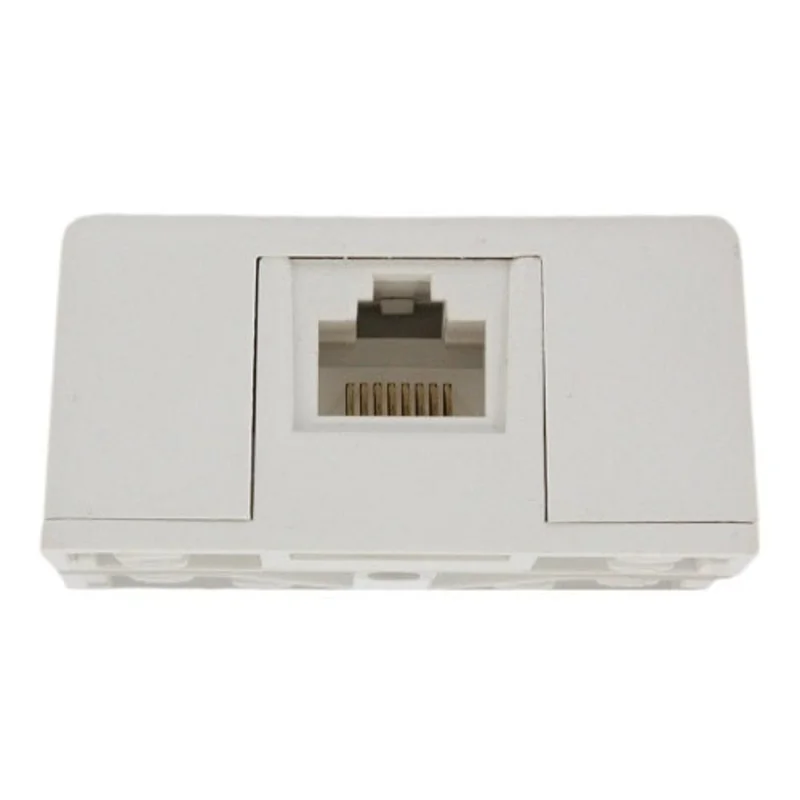 Leviton 8P8C Telephone Surface Mount Jack White 40278-W
