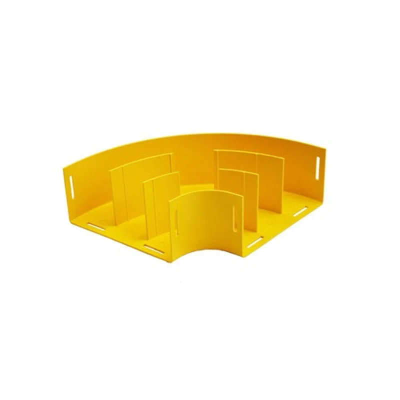 Leviton 90 Deg 4x8 Horizontal Elbow Without Cover Yellow S8HEL-90D