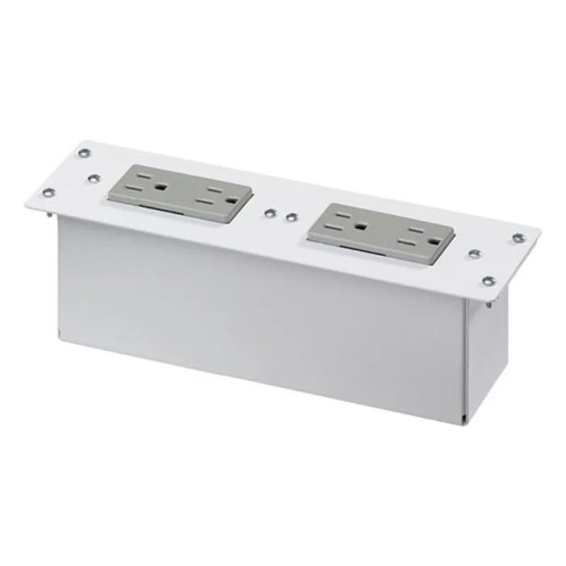 Leviton AC Power Module Two duplex gray receptacles 47605-NDP