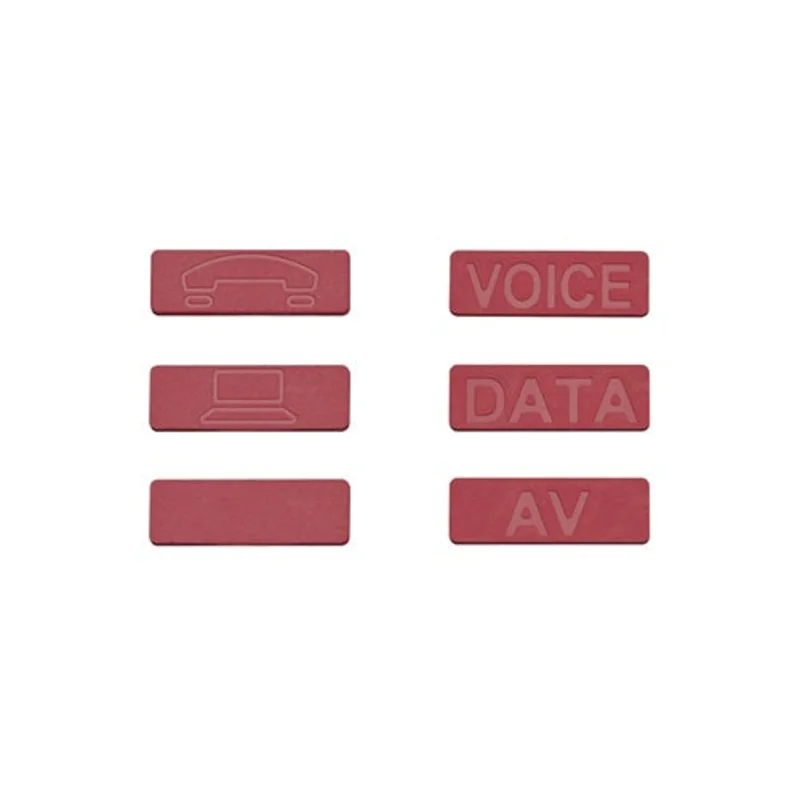 Leviton ATLAS-X1 Bulk Icons Dark Red ICONS-ICR (Pack of 72)
