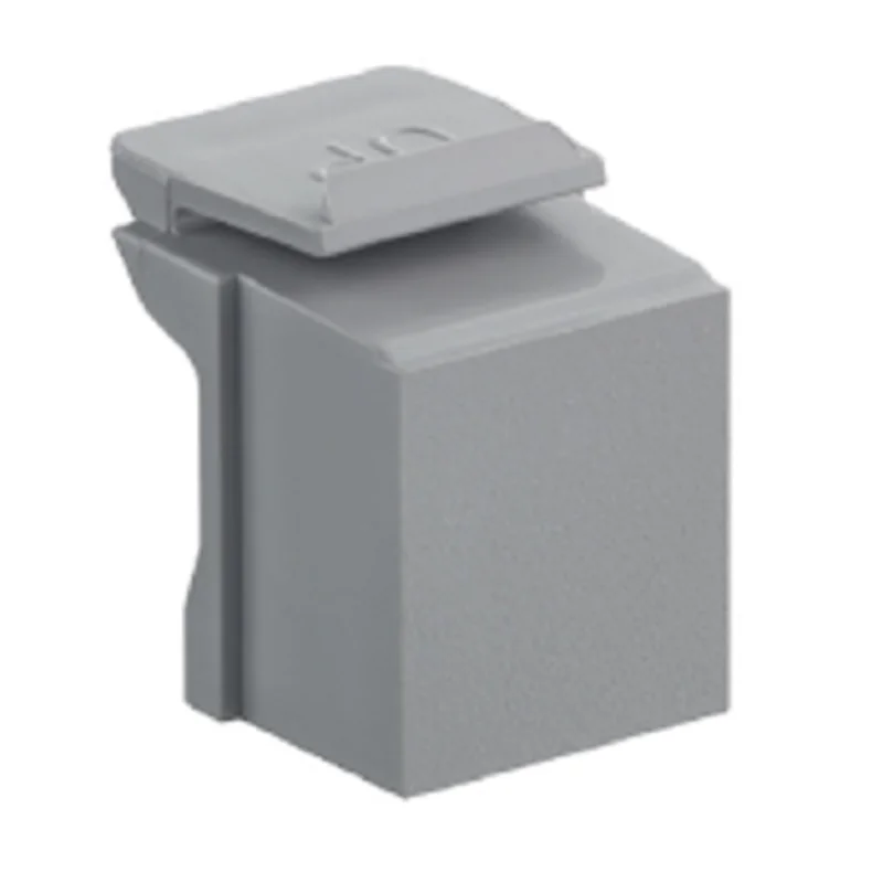 Leviton Blank QuickPort Insert Gray 41084-BG (Pack of 10)