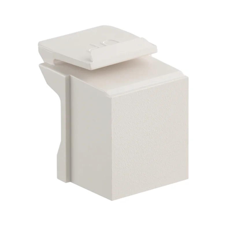 Leviton Blank QuickPort Insert Light Almond 41084-BT (Pack of 10)