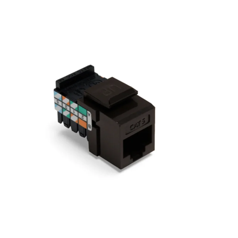 Leviton Cat 5 Quickport Jack Brown 41108-RB5