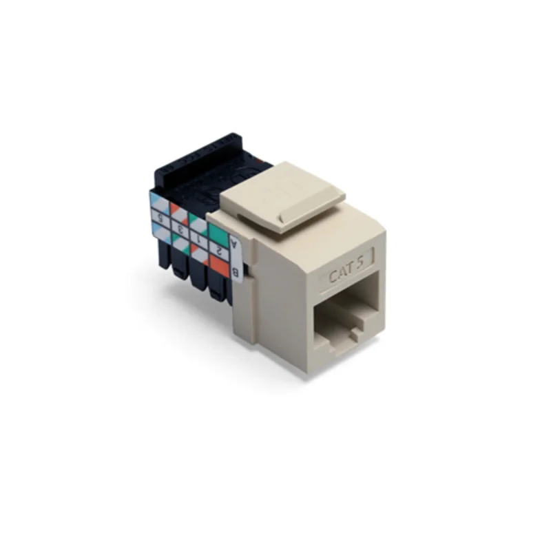Leviton Cat 5 Quickport Jack Ivory 41108-RI5