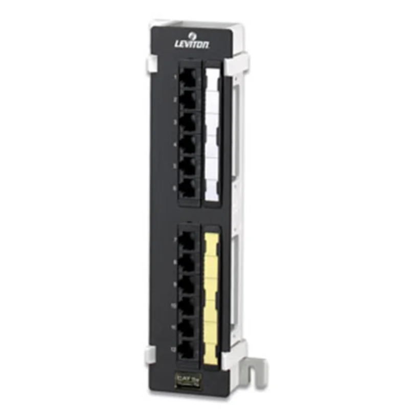 Leviton Cat 5e Flat Universal 12-Port Patch Block 5G596-U89