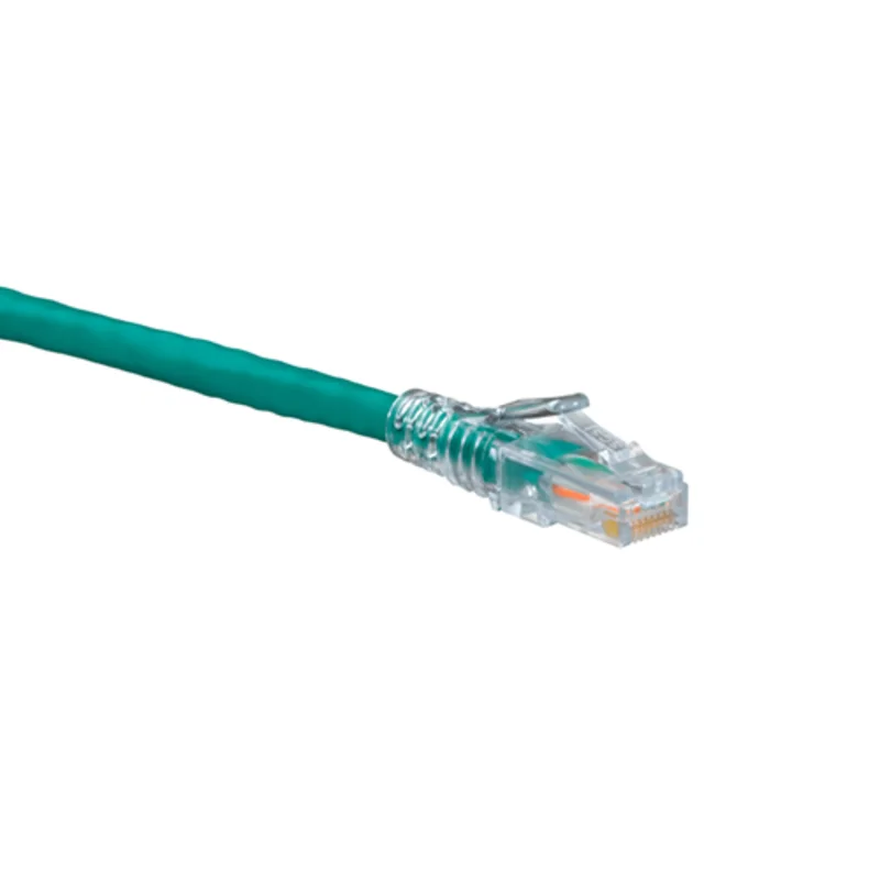 Leviton Cat 5e SlimLine Boot Patch Cord 7 ft Green 5D460-7G