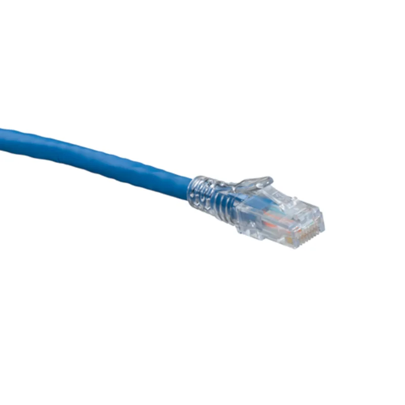 Leviton Cat 5e SlimLine Boot Patch Cord Blue 5D460-3L