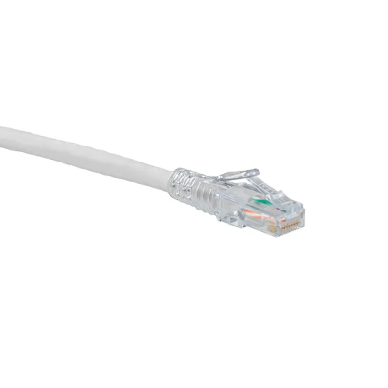 Leviton Cat 5e SlimLine Boot Patch Cord White 5D460-10W