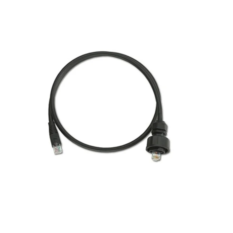 Leviton Cat 6 Patch Cord Industrial Plug To RJ 45 Plug 10 Feet Black D6721-10E