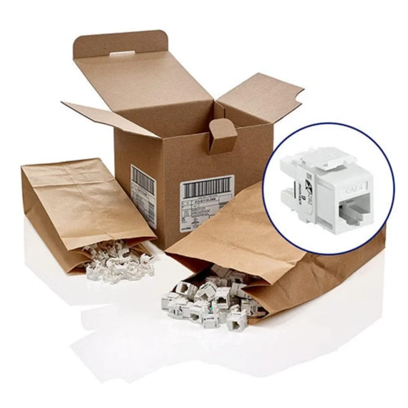 Leviton Cat 6 QUICKPORT Jack White 61110-2W6 (Pack of 200)