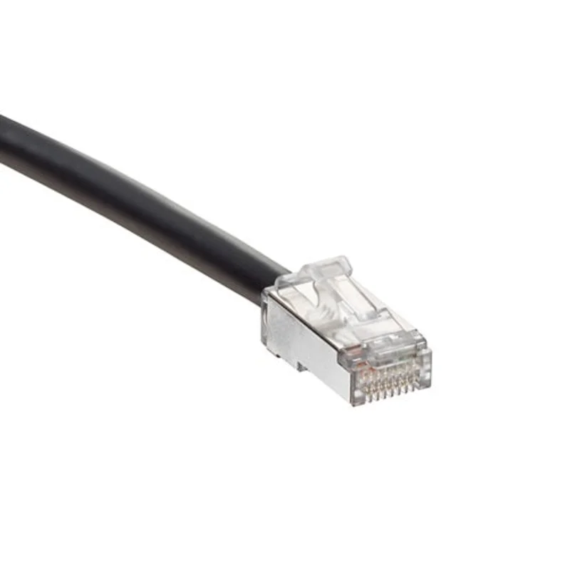 Leviton Cat 6A Patch Cord 3 ft Black 6AS10-3E