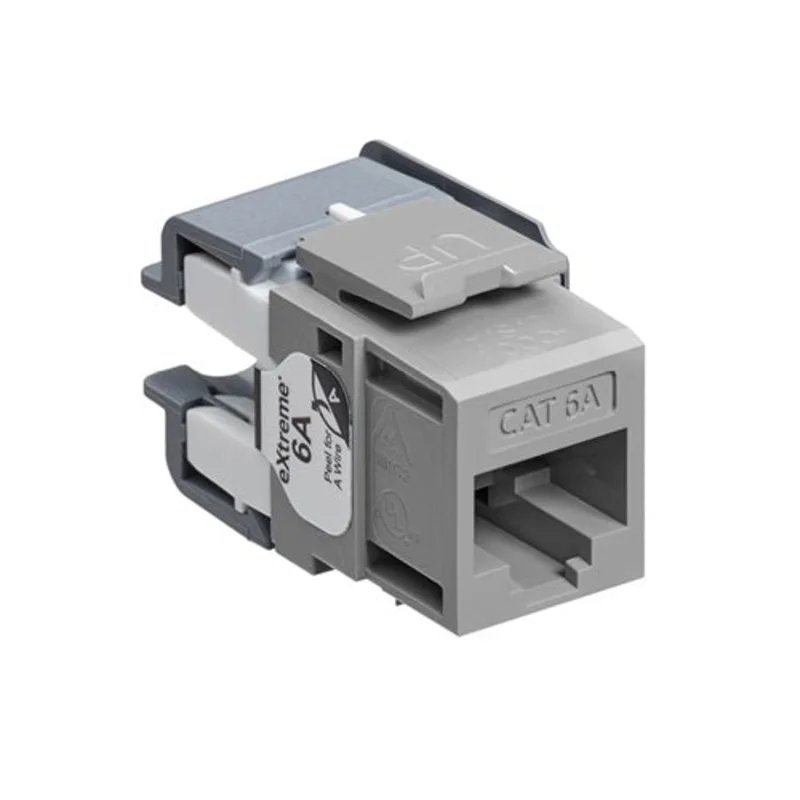 Leviton Cat 6A QUICKPORT Jack Gray 6110G-RG6