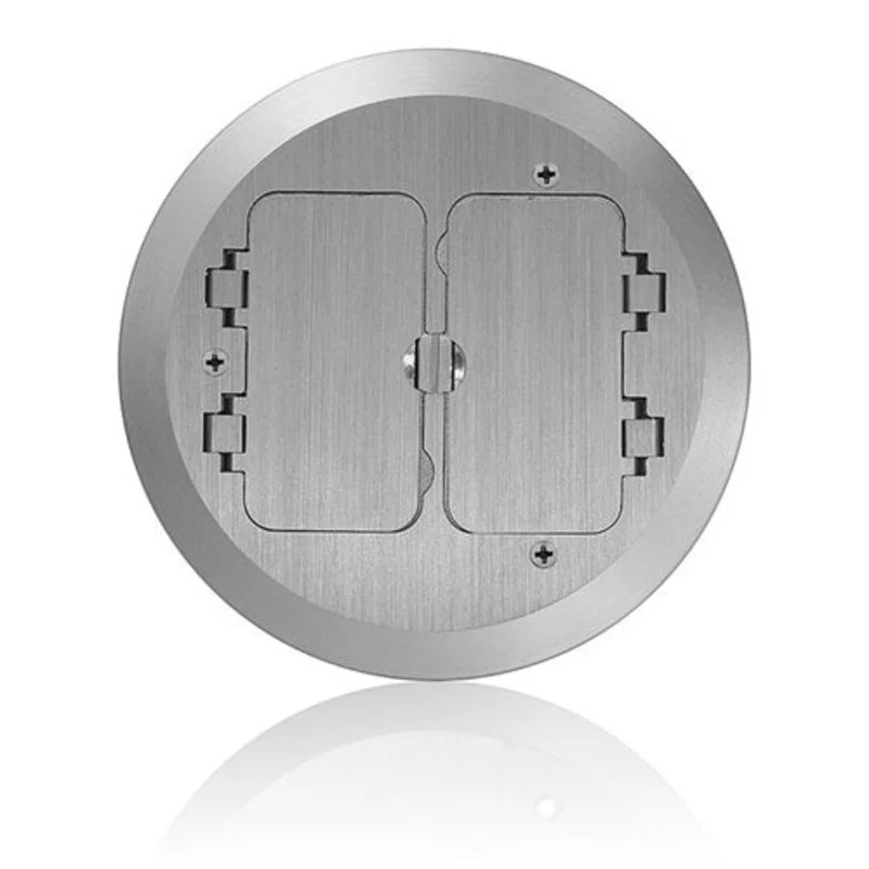 Leviton Cover Plate for Concrete Floor Box System FBC2F-N