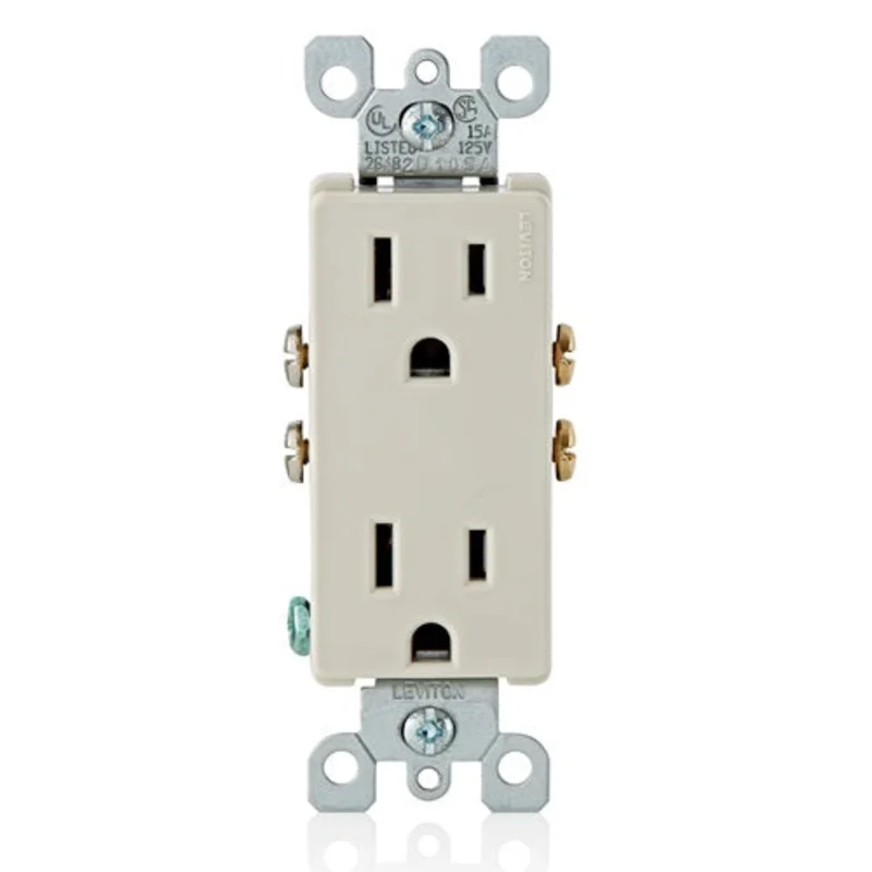 Leviton Decora Duplex Outlet/Receptacle 5325-T