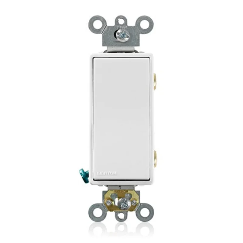 Leviton Decora Plus Rocker Double-Pole AC Quiet Switch 5622-2W