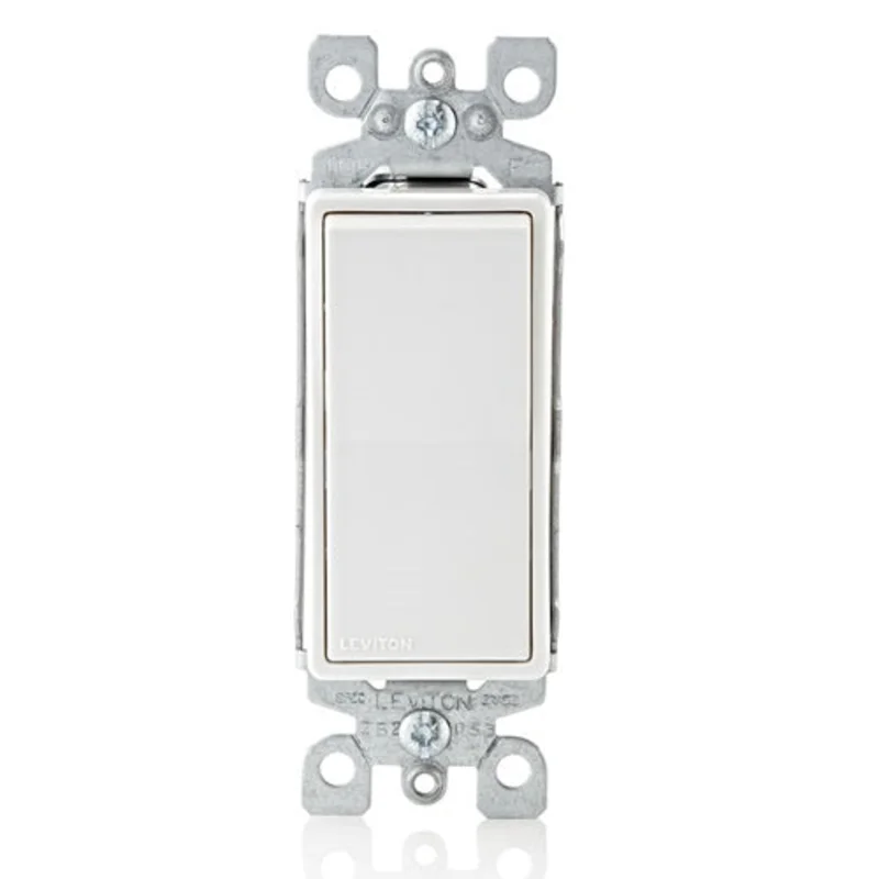 Leviton Decora Rocker Single-Pole AC Quiet Switch 5601-2W