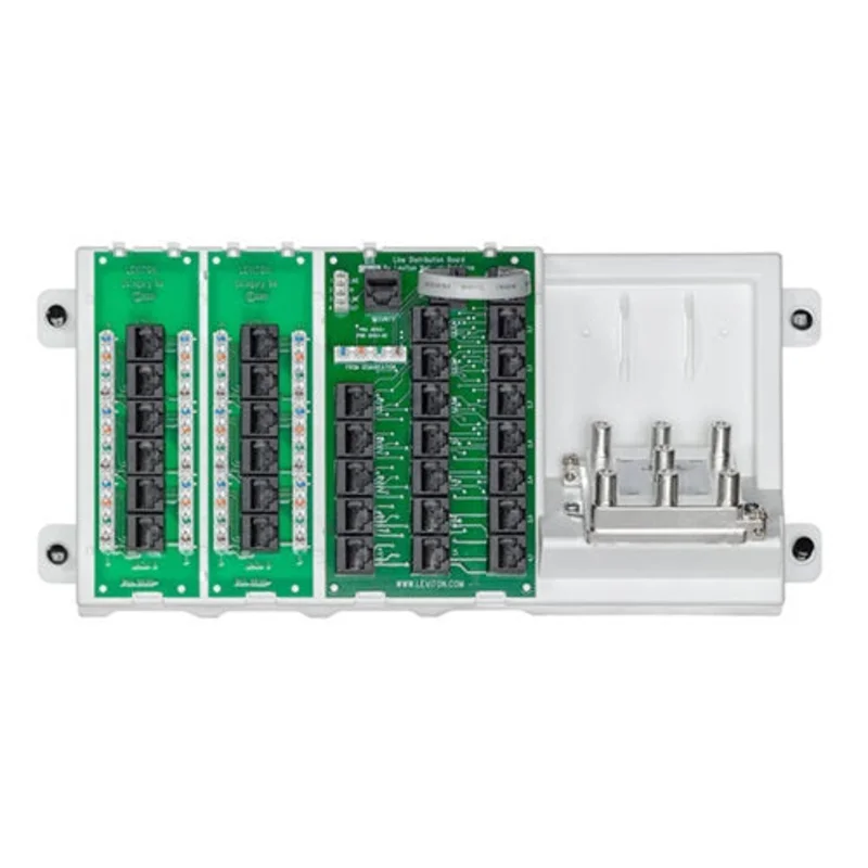 Leviton Distribution Panel advanced home office has one telco splitter 47606-ASO
