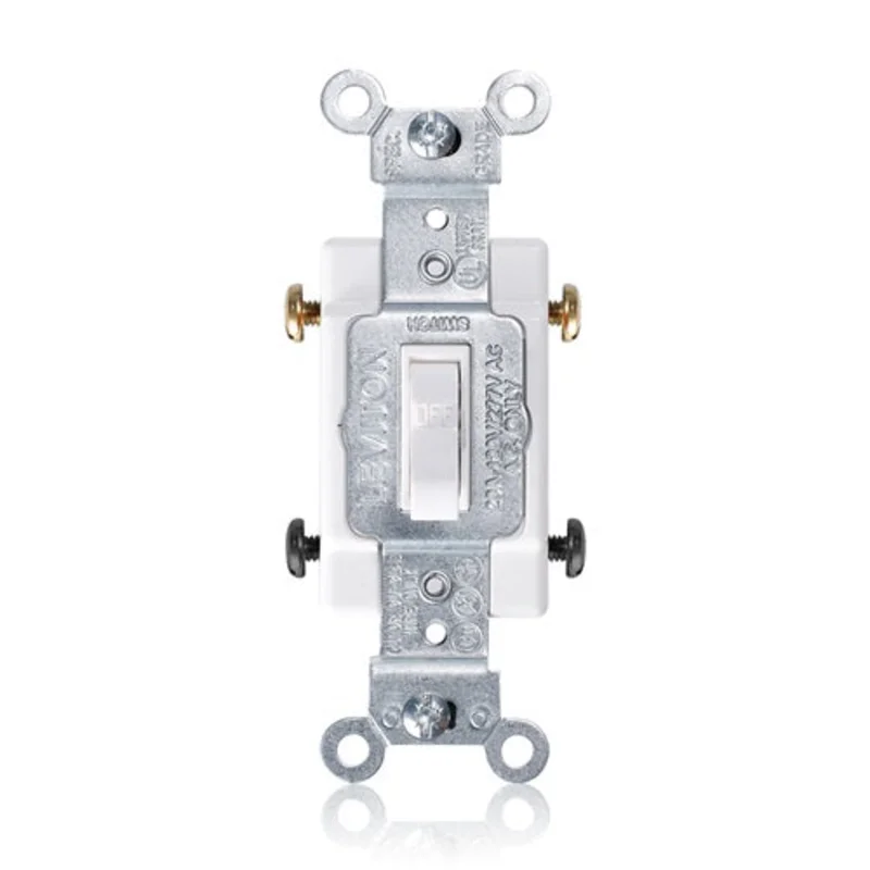Leviton Double-Pole Toggle Switch 54522-W