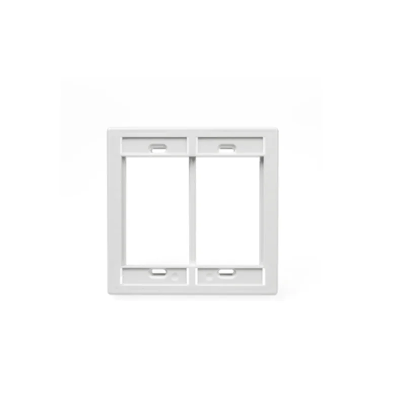 Leviton Dual Gang MOS Wallplate White 41290-DMW