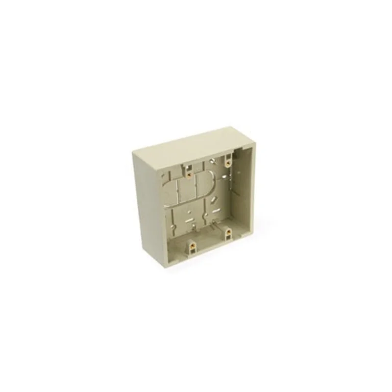 Leviton Dual-Gang Surface-Mount Back Box Ivory 42777-2IA
