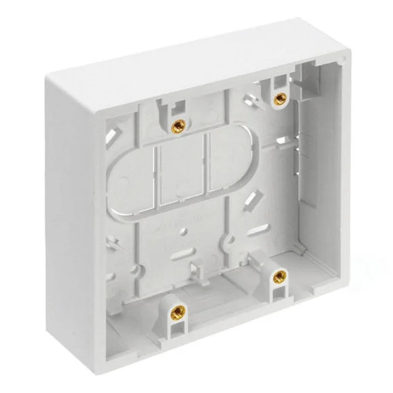 Leviton Dual-Gang Surface-Mount Back Box White 42777-2WB