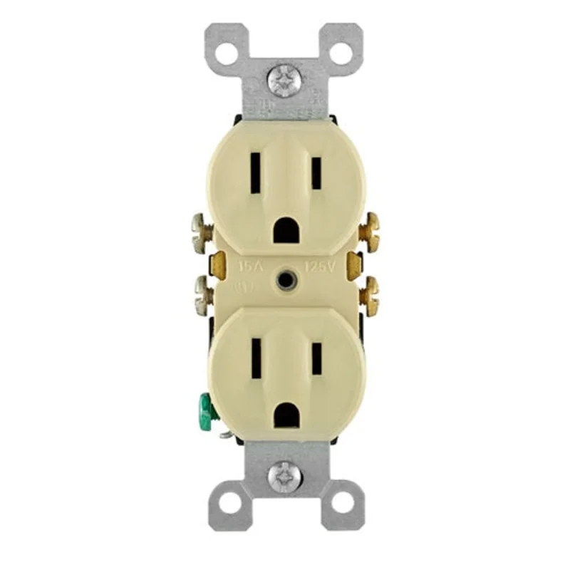 Leviton Duplex Outlet/Receptacle Grounding Contractor Pack 5320-ICP