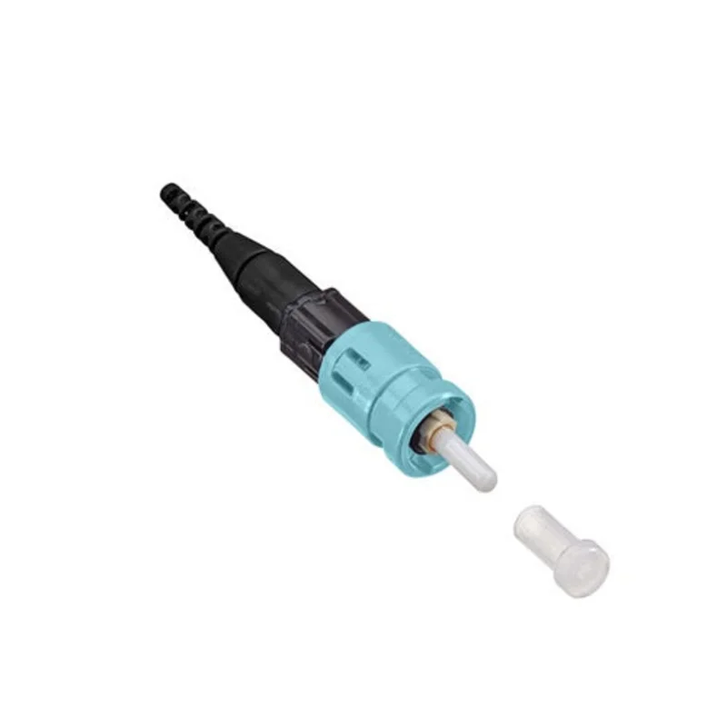 Leviton FASTSPLICE Fusion Splice On Connector ST Multimode OM3/4 499ST-AQ9 Aqua (Pack of 12)
