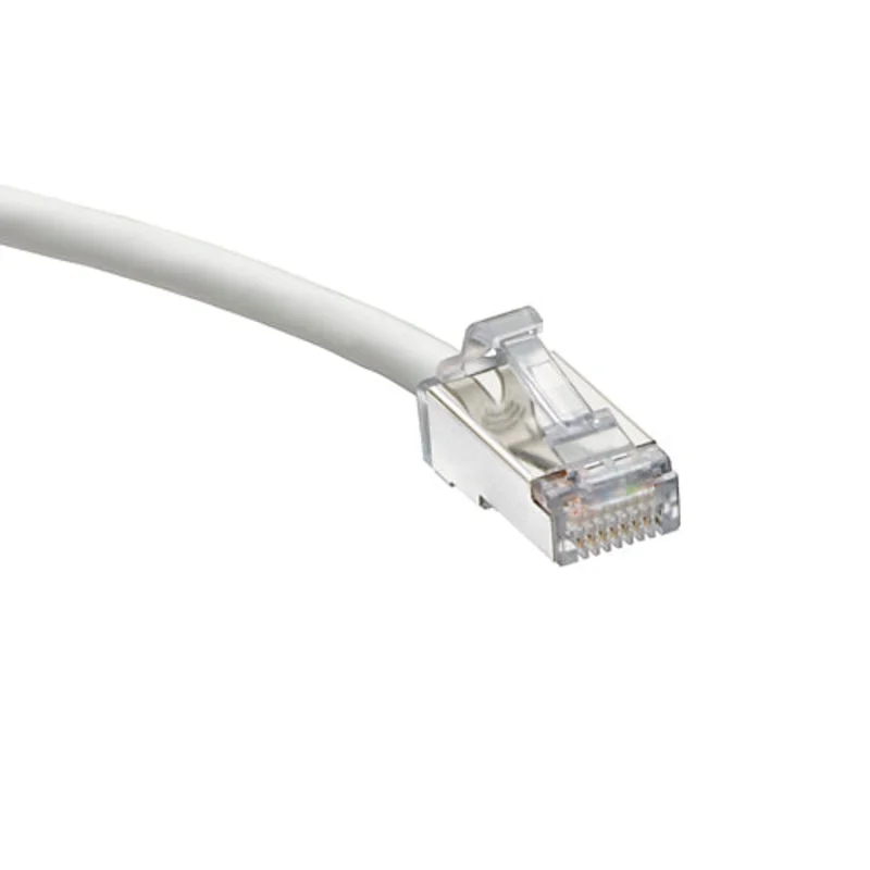 Leviton H6A10-9W Cat 6A Small Diameter High-Flex Patch Cord, 9 ft (2.7 m), White